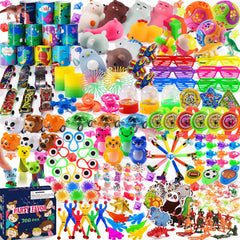 Yutin 300pcs party favors assortment with colorful fidget toys for classroom prizes and goody bags.