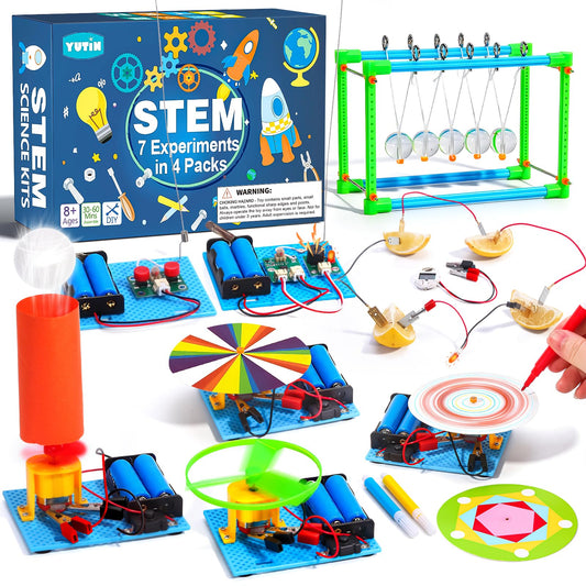 Yutin 4-Set STEM Kit overview with hands-on activities