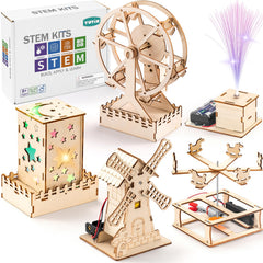 Yutin 5-in-1 wooden Ferris wheel boosts hands-on learning