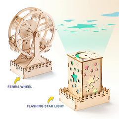 Yutin mini windmill house demonstrates simple mechanics for curious hands