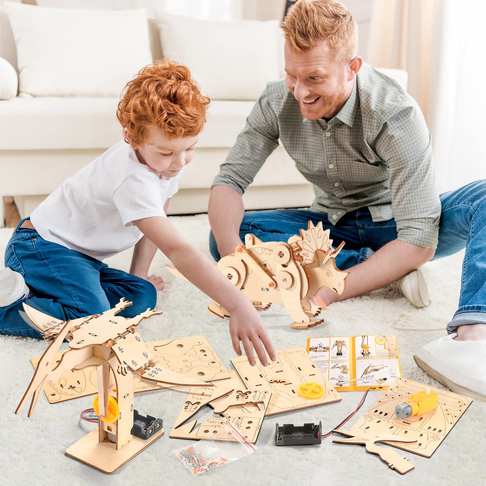 Yutin dinosaur STEM kit color gift box provides a ready-made present for curious minds