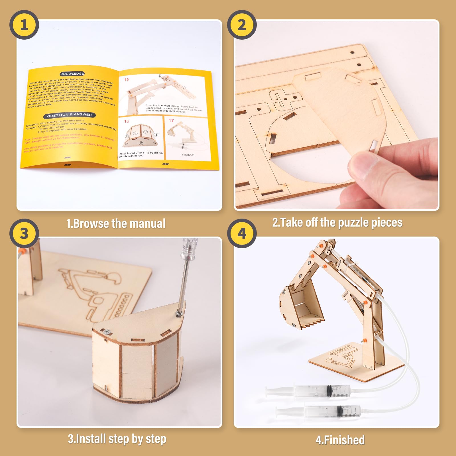 Yutin STEM kits kids building action fosters curiosity and focused play