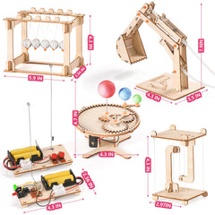 Yutin STEM kits safe non-toxic plywood ensures kid-friendly DIY science