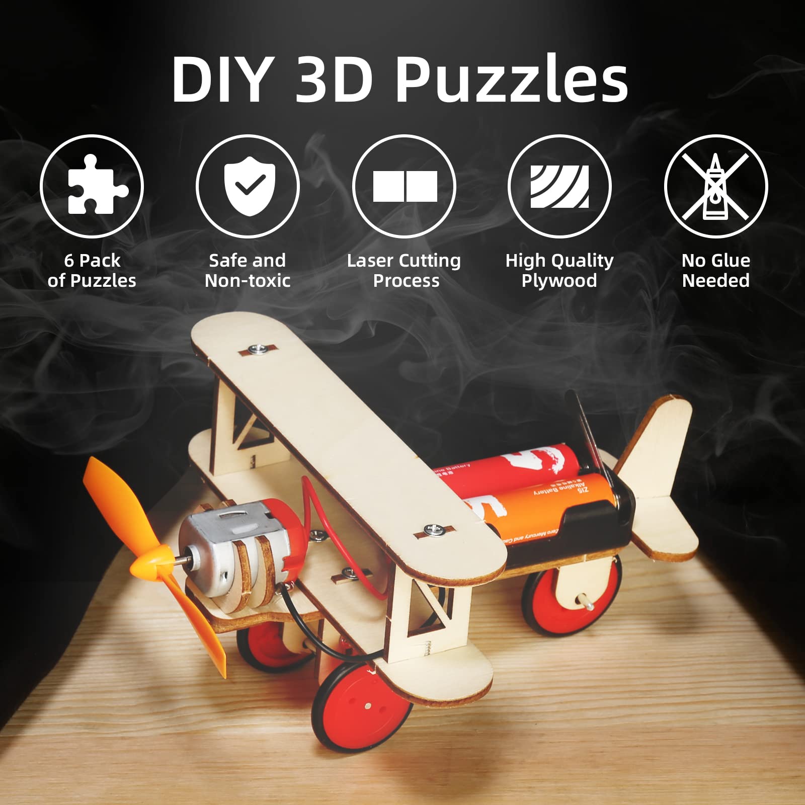 Yutin STEM Kits tank vehicle to visualize gears and mechanics.