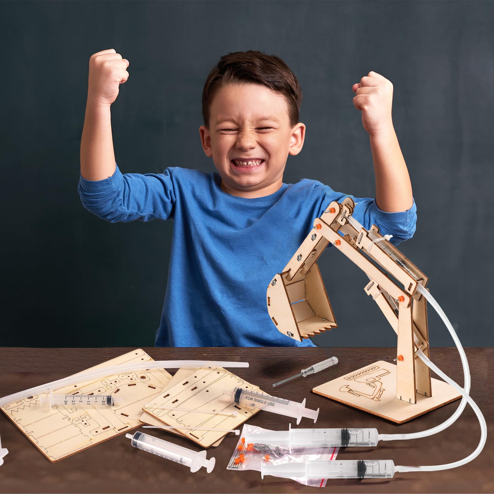 Yutin STEM kits wooden 3d puzzle assembly challenges problem-solving and creativity