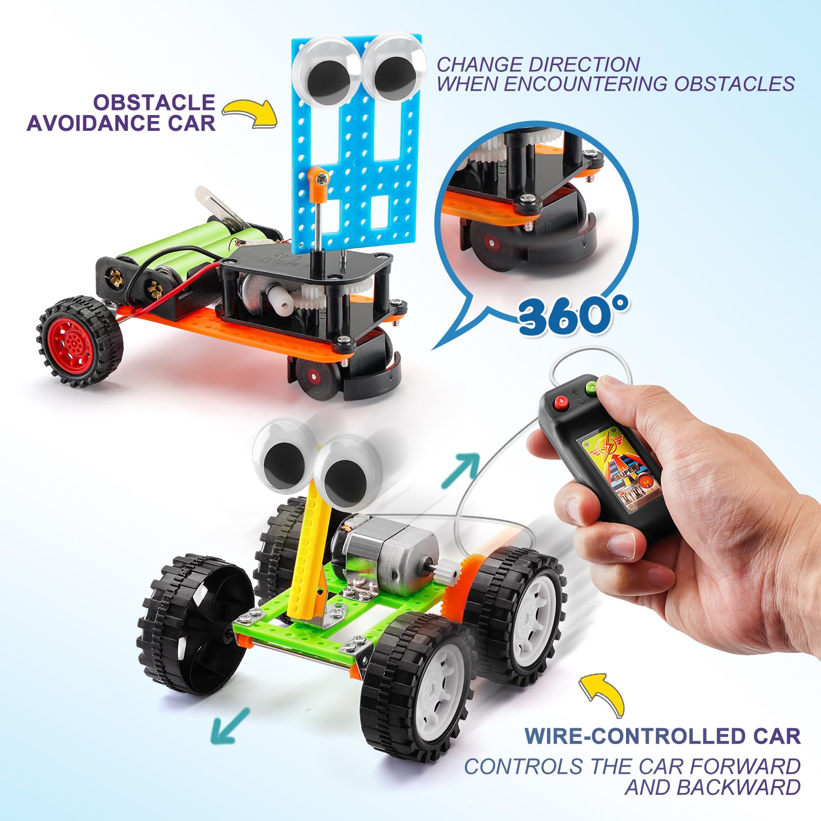 Yutin wind-powered car promotes energy experiments and creative play