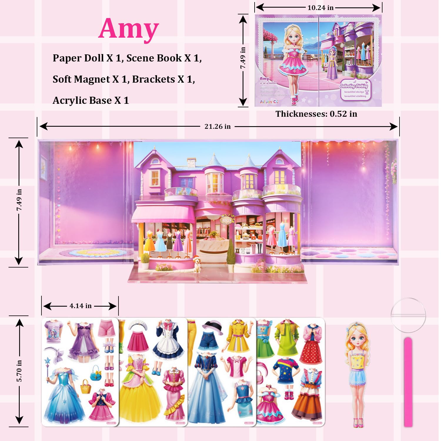 Yuzee Princess dress-up set is travel-friendly for on-the-go play.