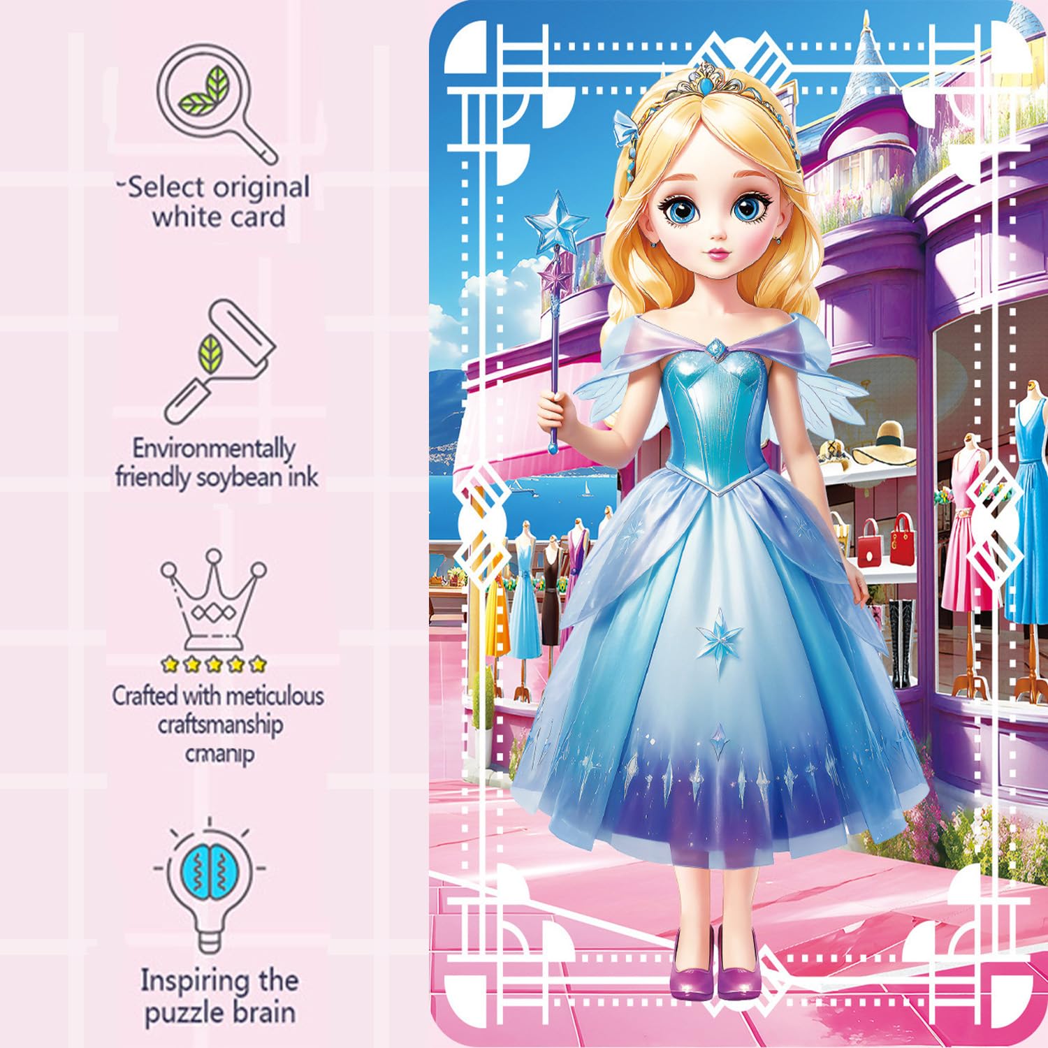 Yuzee Princess magnet set helps build focus and patience during play.