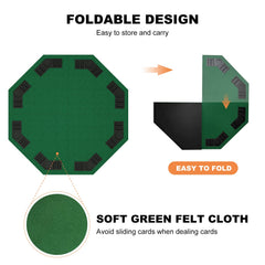 YUZPKRSI foldable topper folds to compact size with included 420D carrying bag.
