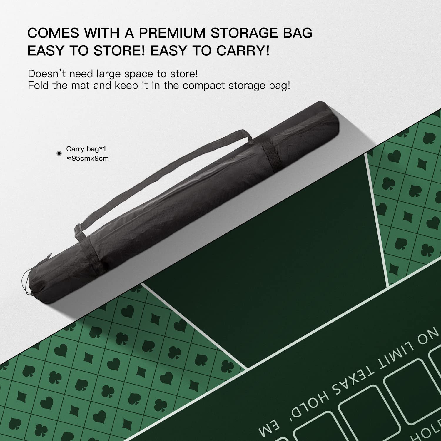 Ultra-smooth surface of YUZPKRSI mat allows smooth dealing and easy cleanup