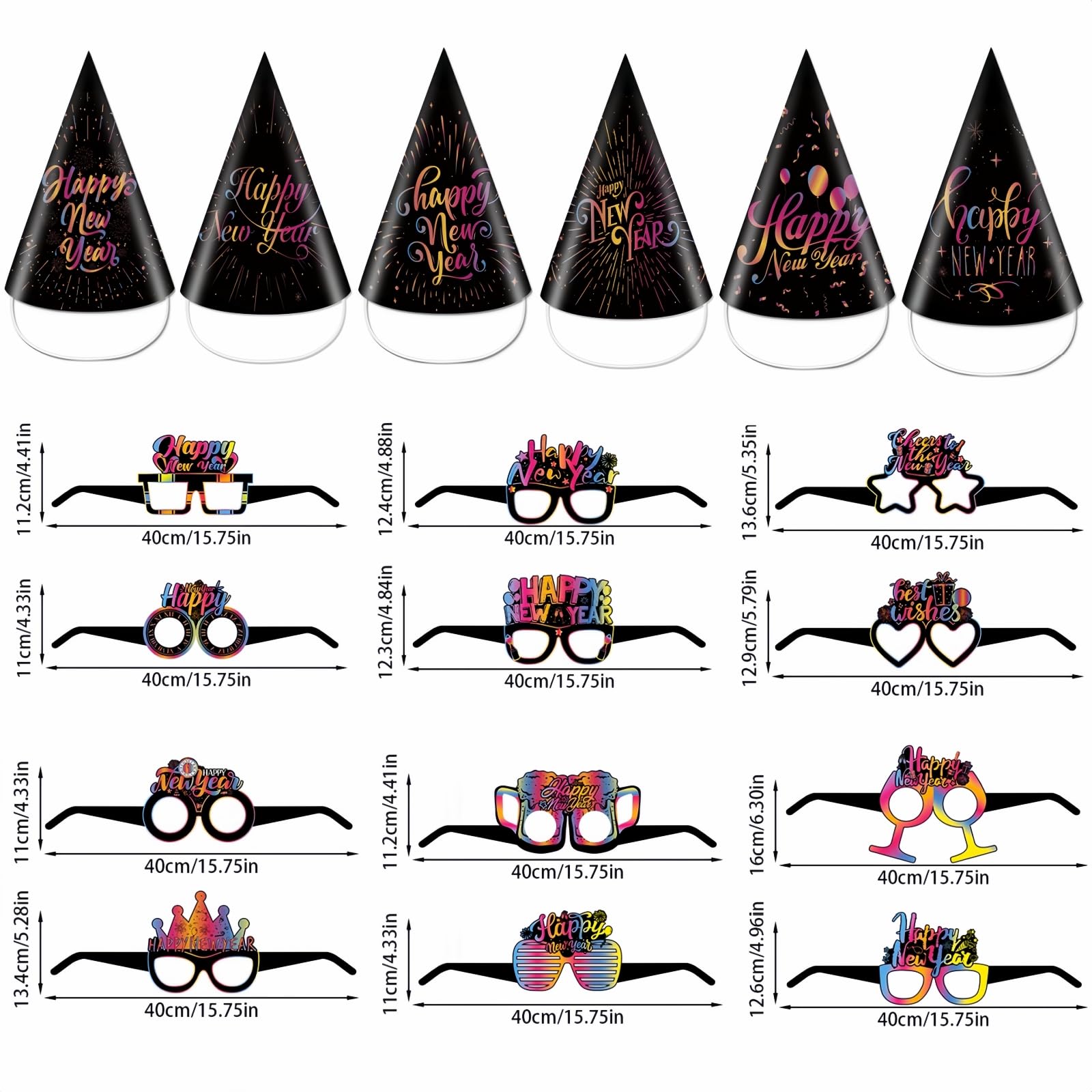 YVAINE 2026 cone hats create a playful party vibe
