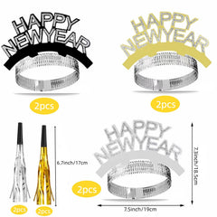 YVAINE Glitter tiaras for a glamorous New Year look.