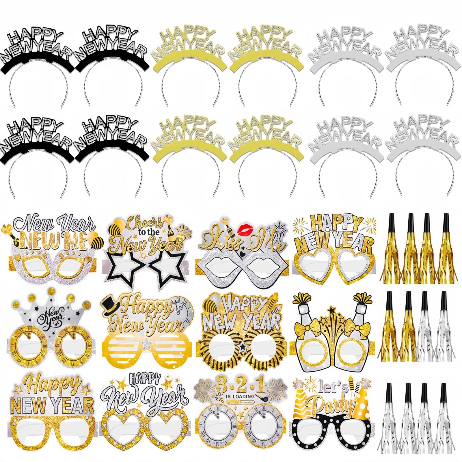YVAINE headband tiara set adds festive sparkle to New Year celebrations