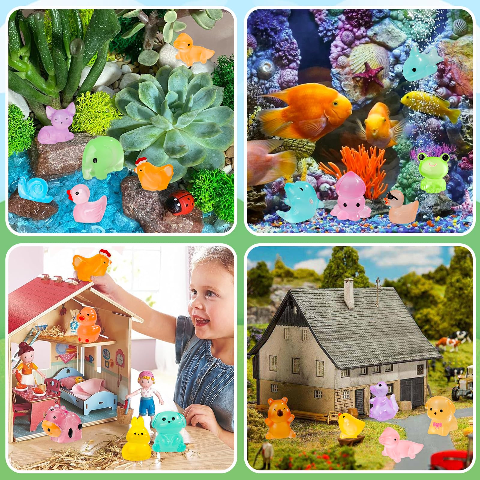 Ywevyezc mini animals are ideal party favors and gifts.