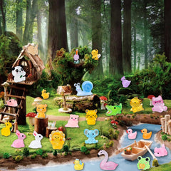 ywevyezc luminous mini resin animals dinosaurs glow for imaginative dioramas