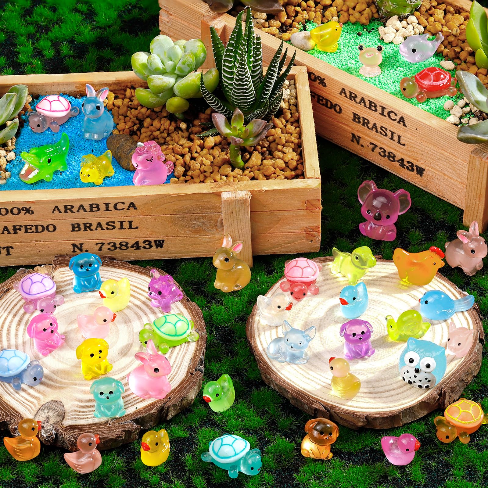 ywevyezc fox glow petite figure complements terrariums and kid friendly crafts
