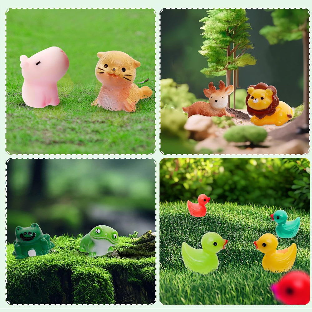 ywevyezc bunny figure brightens miniature gardens and party toppers
