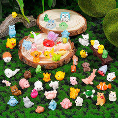 Ywevyezc mini resin animals dollhouse figures add charm to tiny landscapes