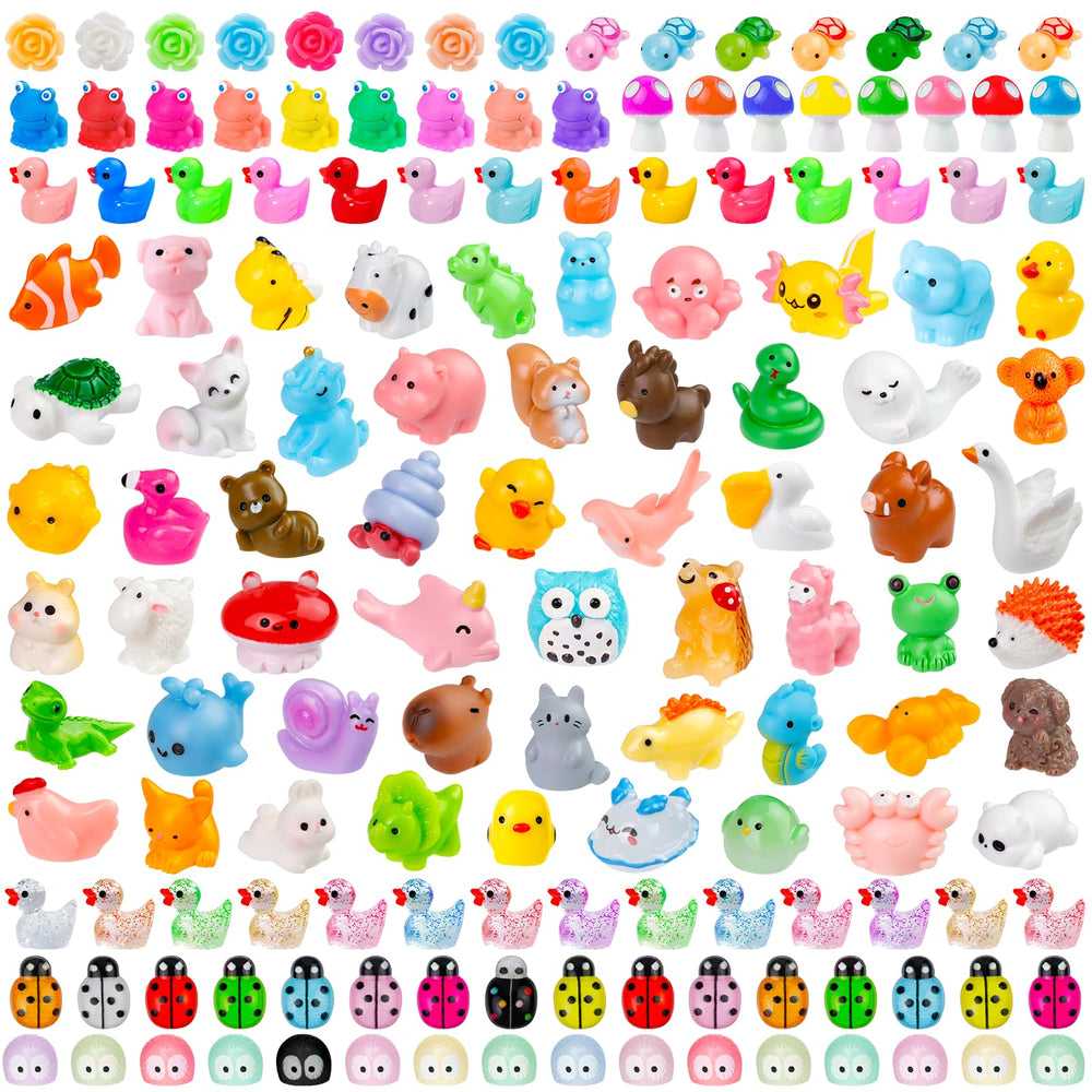 Ywevyezc mini resin animals variety collection for lively dollhouse scenes