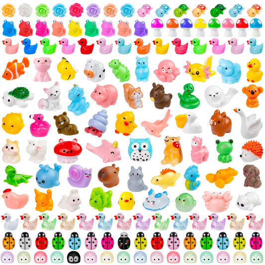 Ywevyezc mini resin animals variety collection for lively dollhouse scenes