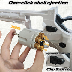 YWISJME foam bullets and 18 shells provide safe indoor play options.