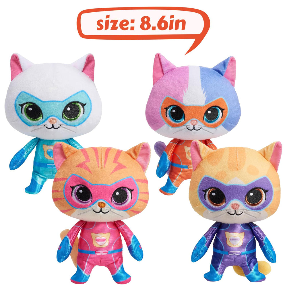 YXCTZKVX SuperKitties Buddy plush portrait for cozy snuggle moments