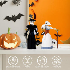YXMUGXY plague doctor final display, showcases finished size for shelf presentation
