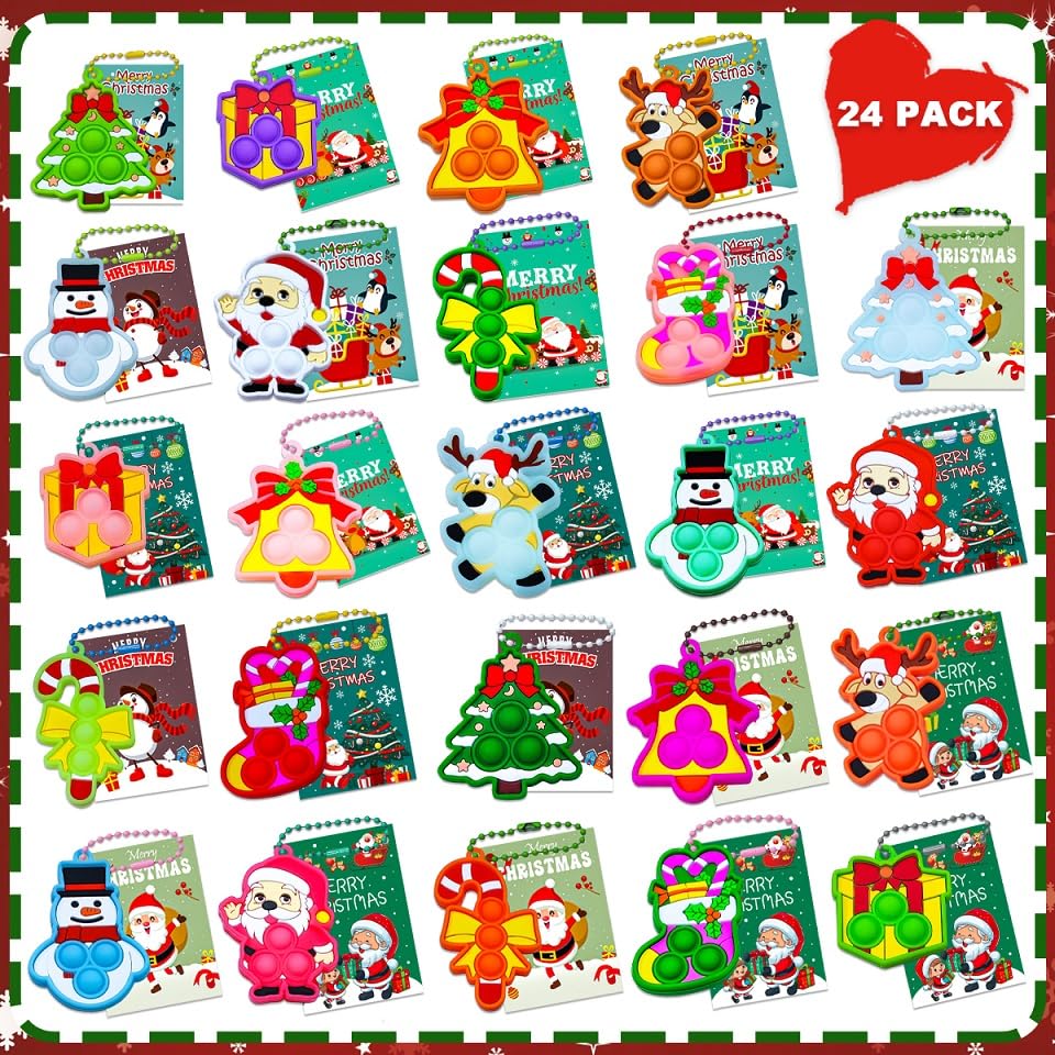 YXOTJHS Christmas Tree Pop-It: bright tree motif promotes focused play during lessons.