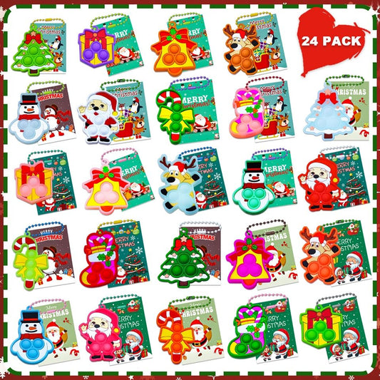 YXOTJHS Christmas Tree Pop-It: bright tree motif promotes focused play during lessons.