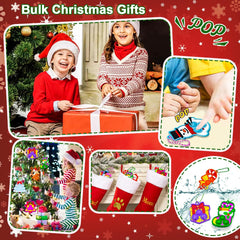 YXOTJHS Santa Pop-It: nostalgic figure adds holiday charm to rewards and party favors.