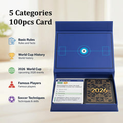YXYOUNG trivia cards with questions and explanations for engaging soccer knowledge challenges.