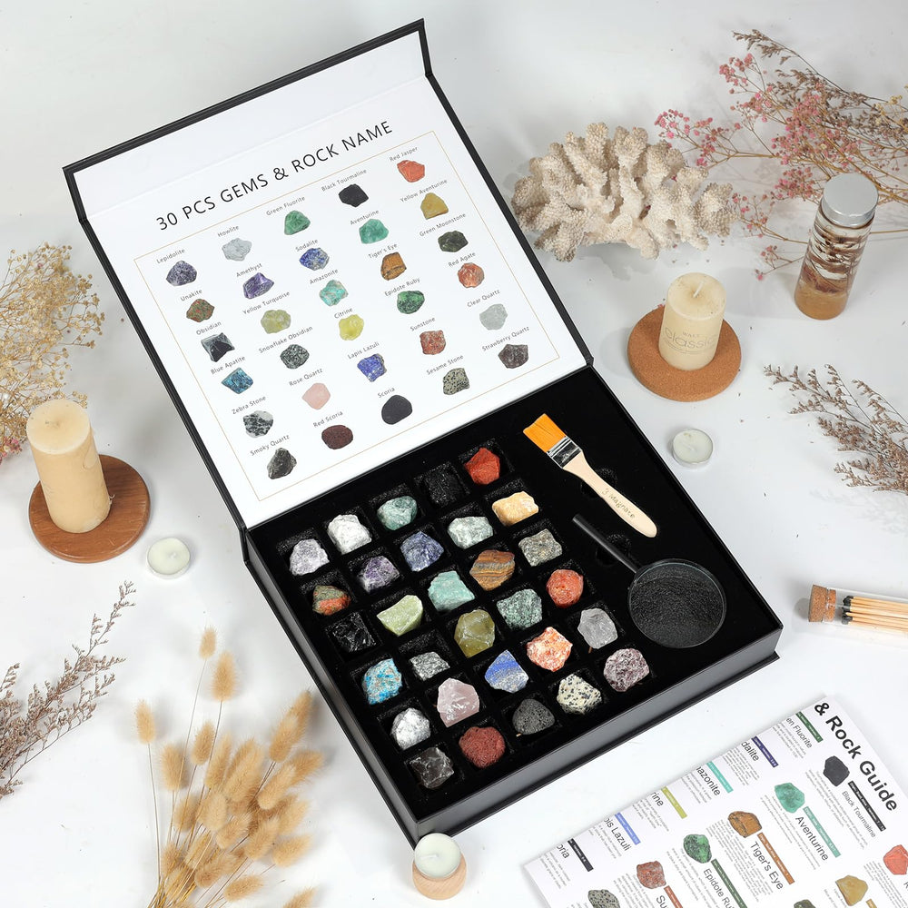 YXZZWL Rock Collection for Kids science activity combines play with discovery.