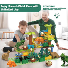 YY LANDTOYS LEGO DUPLO-compatible design supports shared play with existing brick sets.