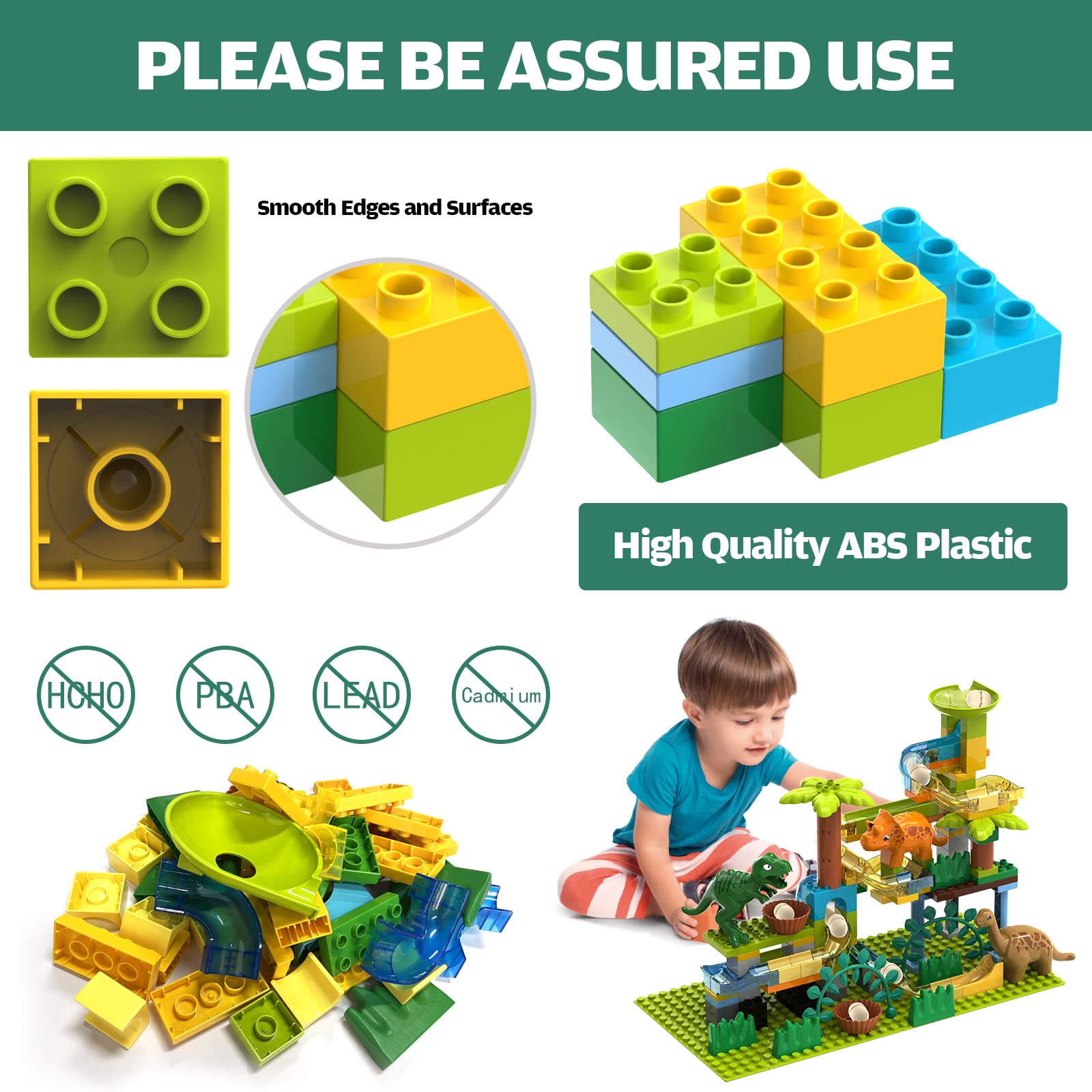 YY LANDTOYS slide and seek ball run adds dynamic twists to marble adventures.