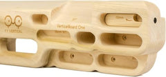YY Vertical Hangboard features 15 progressive grips for all levels.