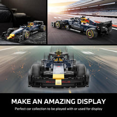 YYC Red Bull RB19 raised spoiler showcase for accurate racing silhouette
