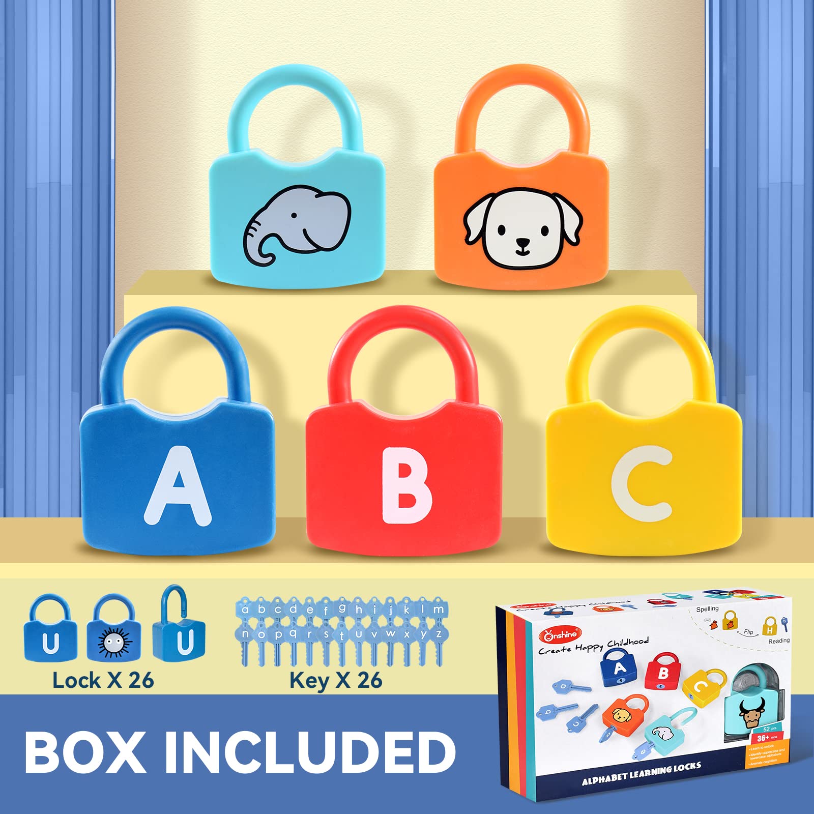 YYDeek BPA-free plastic toy with smooth edges for safe handling.
