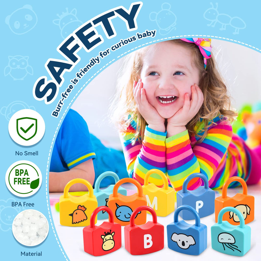 YYDeek Montessori-inspired locks support focused play and problem solving.