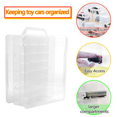 Transparent PP material offers a clear interior view.