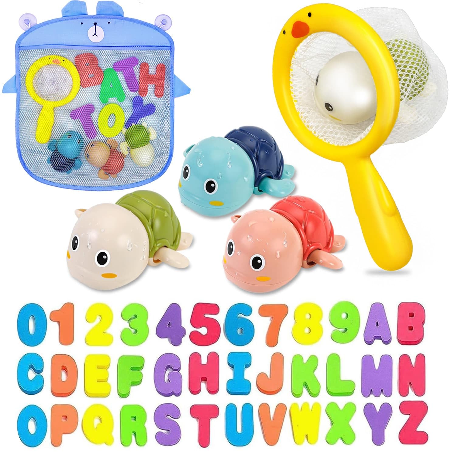 YYMHMF bath letters foam ABC set for early learning in tub