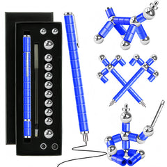 YYMHMF blue fidget pen for smooth writing and tactile engagement