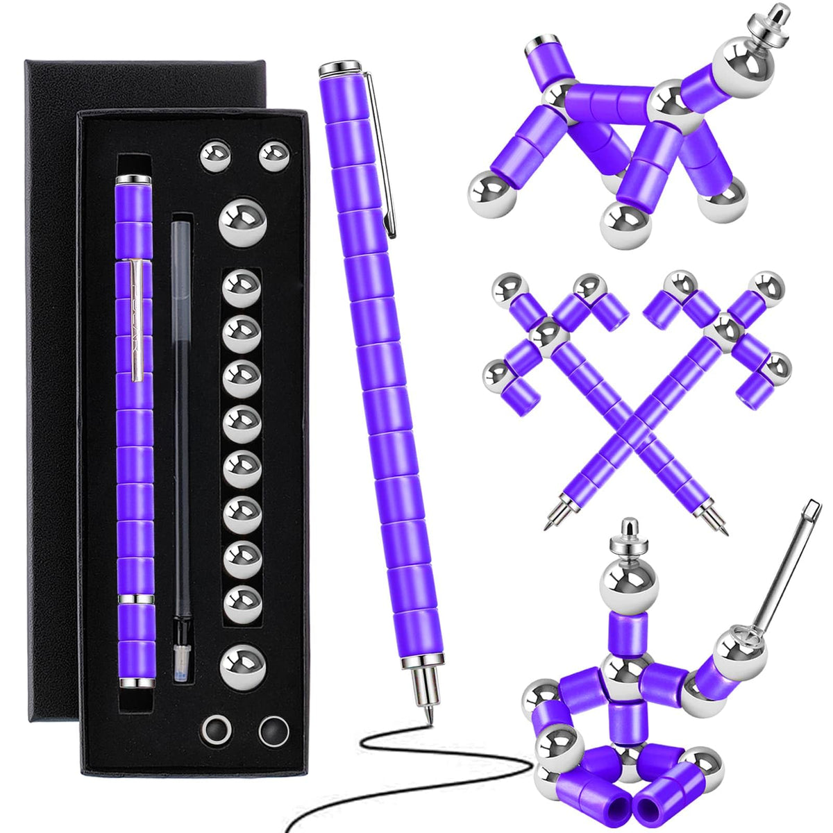 YYMHMF fidget pen showing smooth writing and grip for daily notes