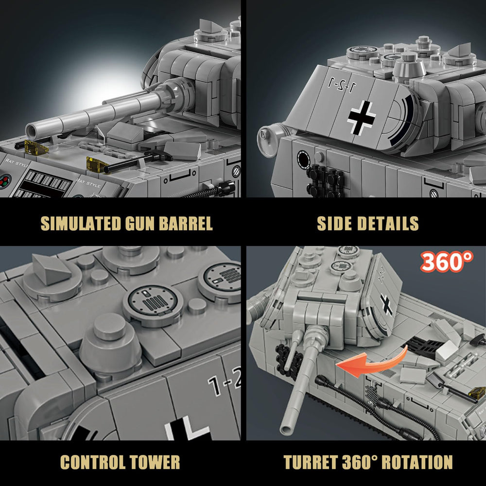 YYKNGYI Panzer VIII Maus display piece for collectors