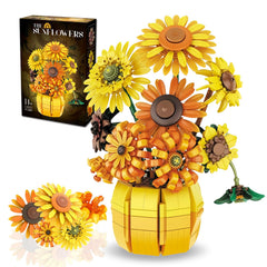 YYMayLsh Sunflowers bouquet in 1to1 scale for a stunning wall display.