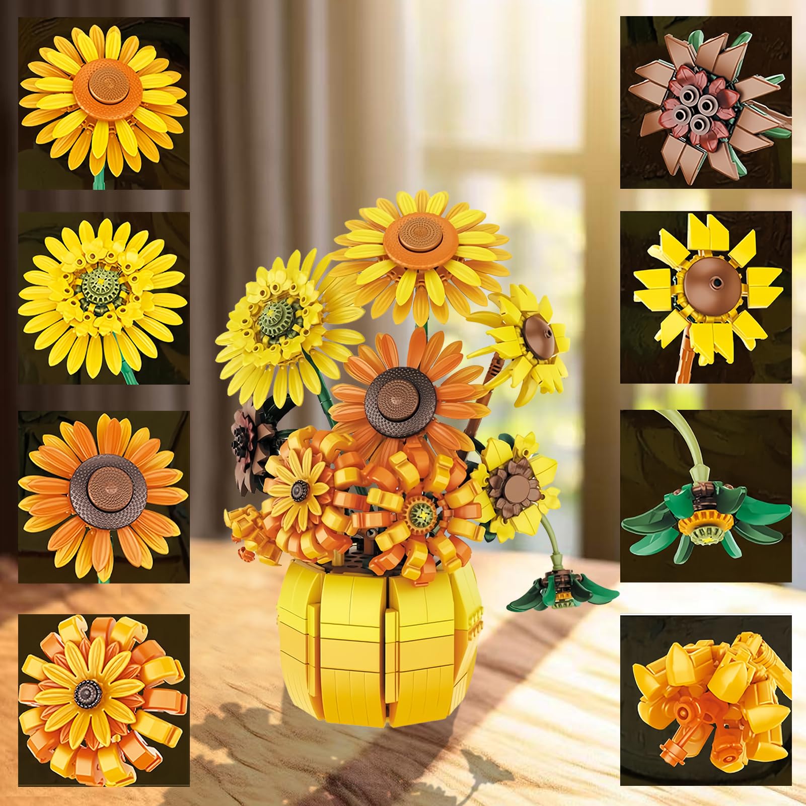 YYMayLsh Sunflowers home decor-ready design enhances room ambiance.