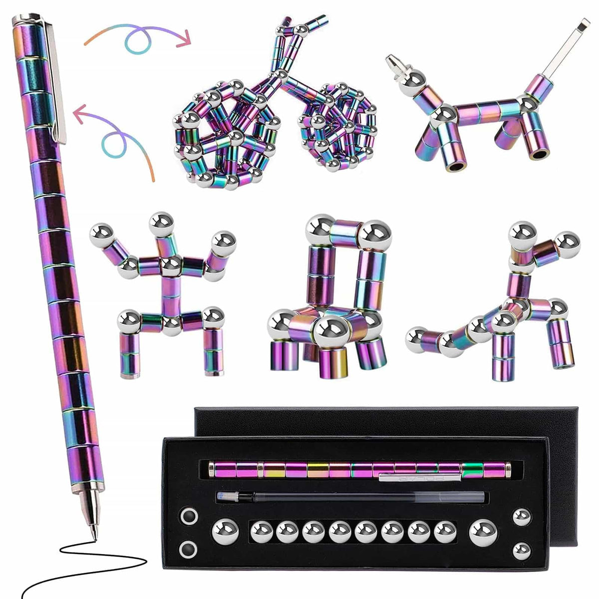 YYMHMF Fidget Pen: magnetic writing pen for focus and creative play.