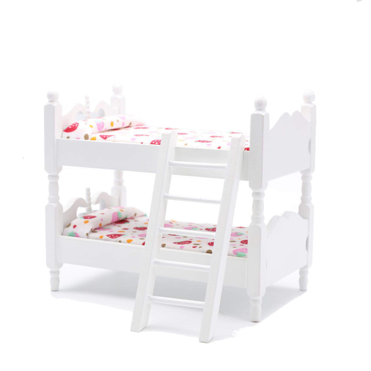 Z MAYABBO baby bunk bed with ladder in 1:12 scale for imaginative dollhouse play