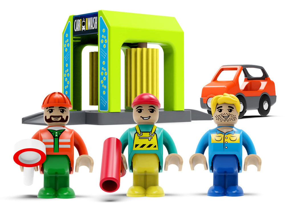 Z MAYABBO wooden station sparks creativity and motor skill development for city rail play