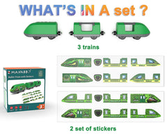 Z MAYABBO DIY sticker pack personalizes each rail car for creativity
