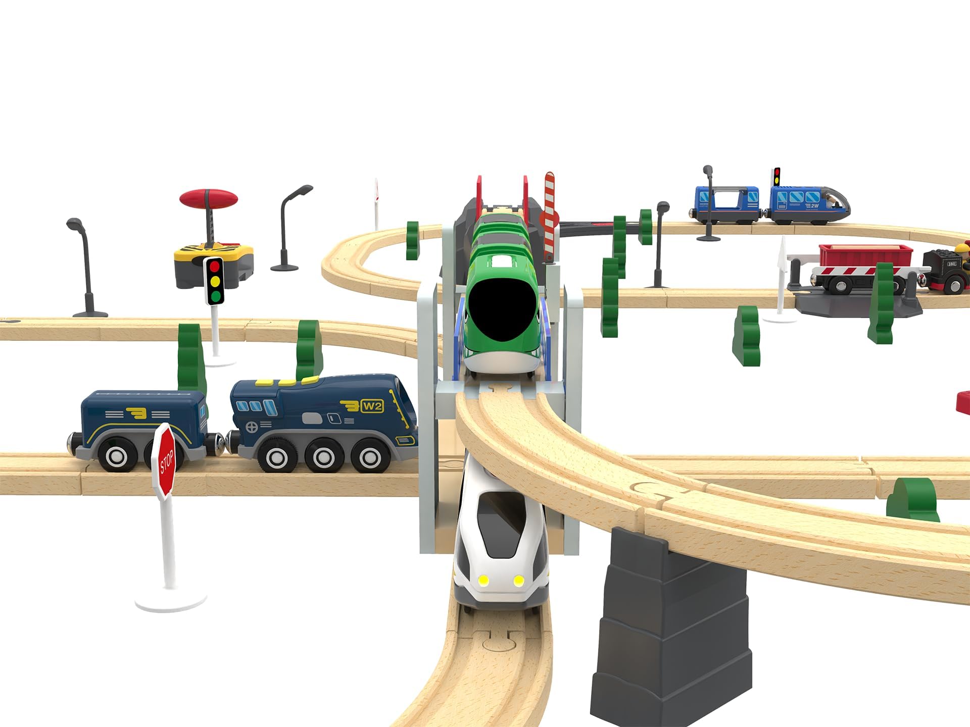 Z MAYABBO gift-ready wooden bridge sparks imaginative play for toddlers.
